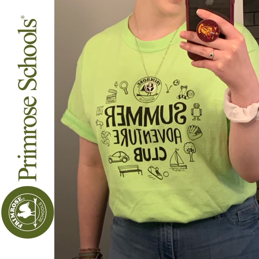 Primrose Schools Lime Green T-Shirt